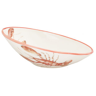 Large Wooden Oval Bowl Wayfair Lobster Large Oval Pasta Bowl
