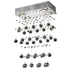 Deidamia Glam 4-Light Semi Flush Mount