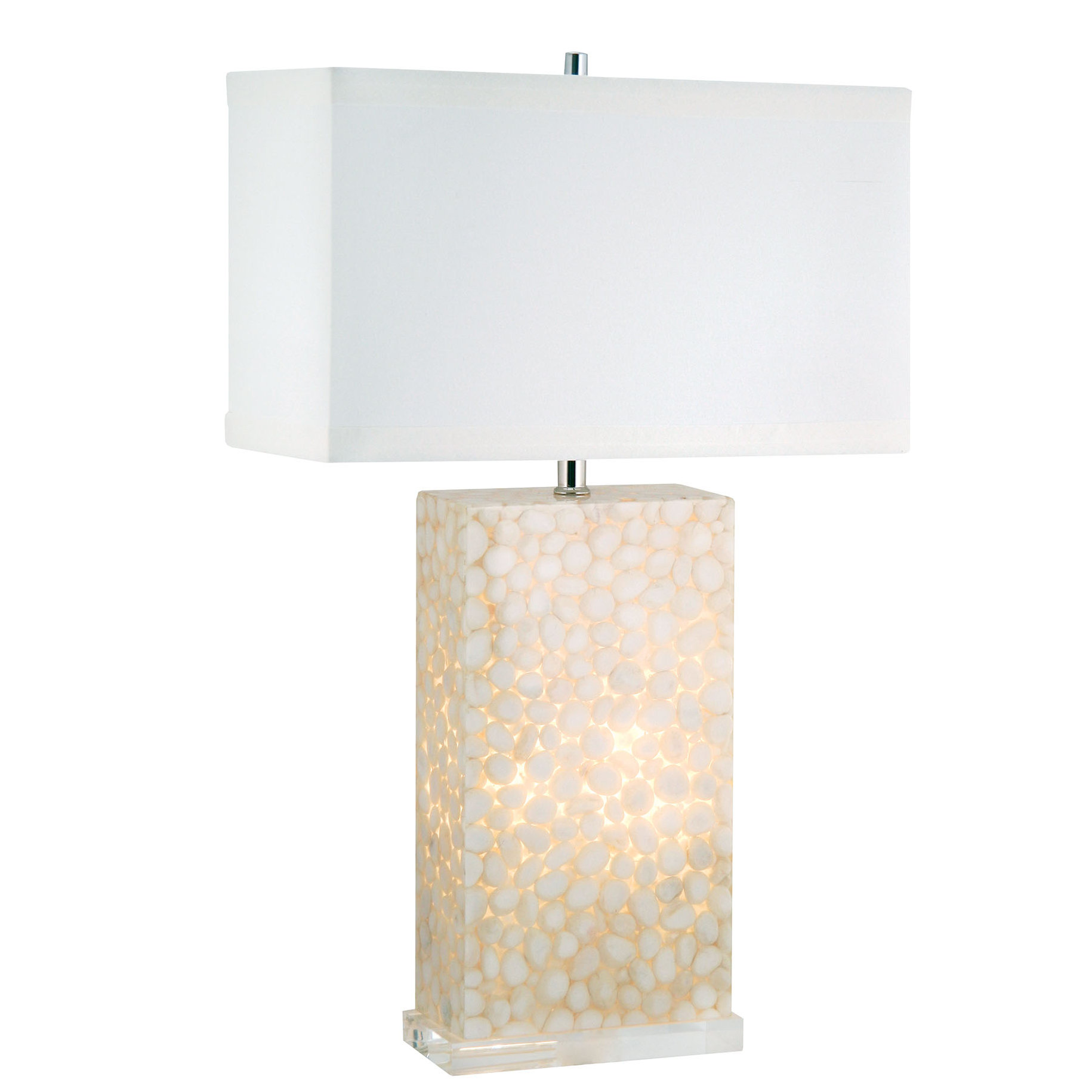 August Grove River Rock Encased 30 Table Lamp Reviews Wayfair