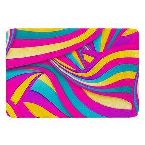 Swirls Everywhere by Danny Ivan Bath Mat