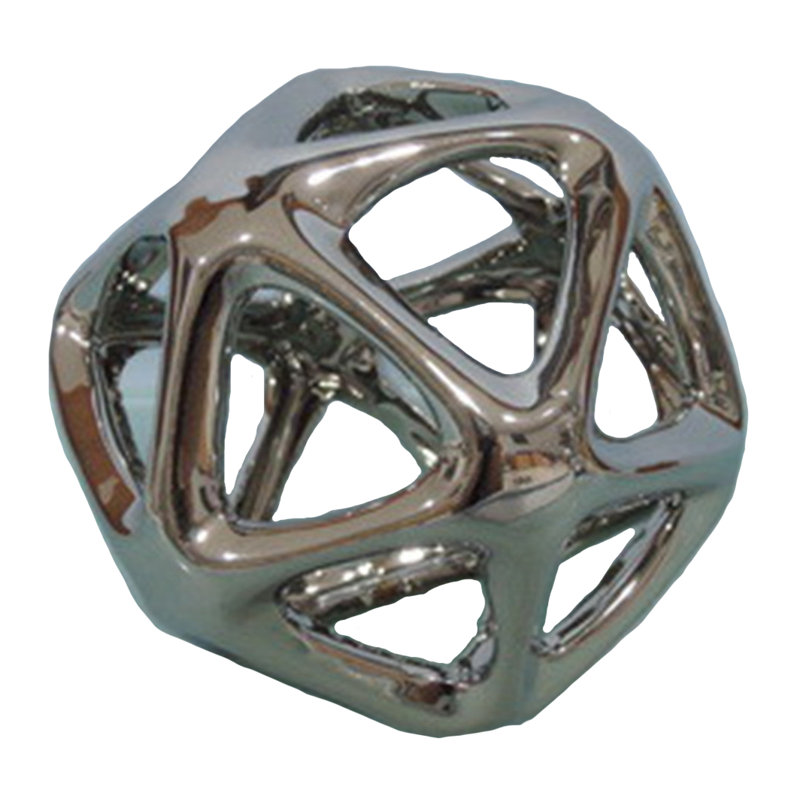 Nysa Decorative Orb Geometric Cutout Sculpture Reviews Allmodern