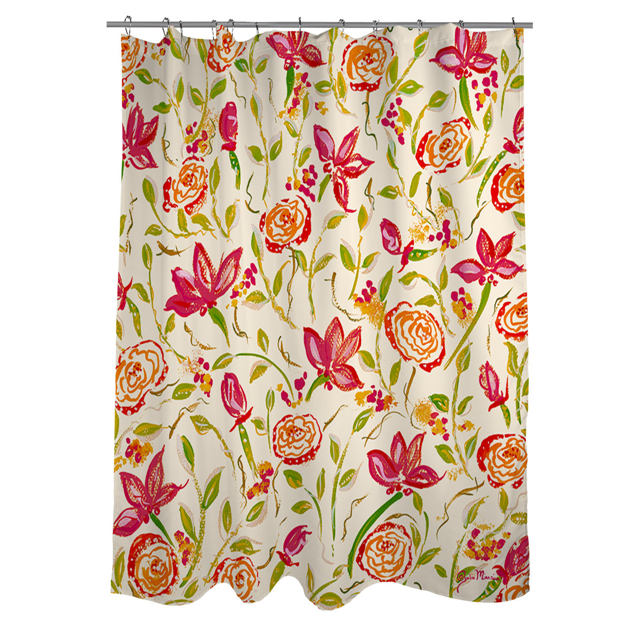 Manual Woodworkers & Weavers Julia's Fancy Shower Curtain Wayfair