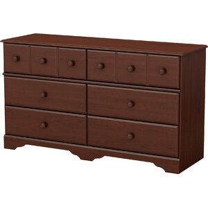 Little Treasures 6 Drawer Double Dresser