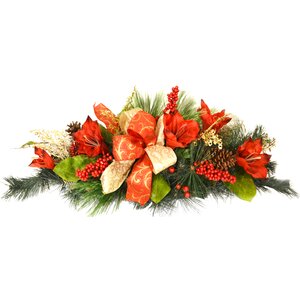 Amaryllis Christmas Centerpiece