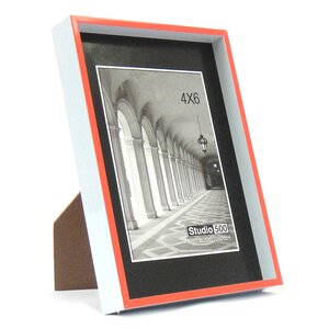 Modern Striped Clean Cut Picture Frame