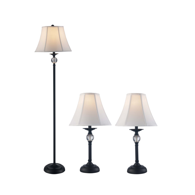 Rahate 3 Piece Table And Floor Lamp Set Reviews Joss Main