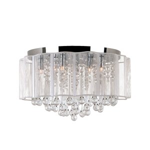 Veiled Modern 8-Light Flush Mount