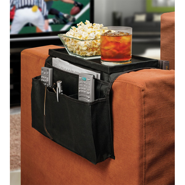 Ideas In Motion 6 Pocket Sofa Couch Arm Rest Organizer With Table Ideas In Motion 6 Pocket Sofa Couch Arm Rest Organizer With Table Top Reviews Wayfair