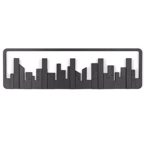 Skyline 5 Hook Wall Mounted Coat Rack