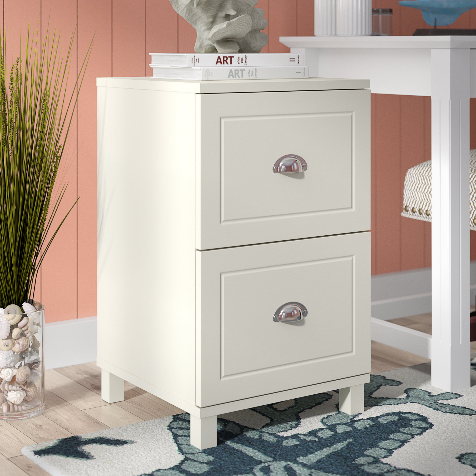 Beachcrest Home Orange City 2 Drawer Filing Cabinet Reviews Wayfair