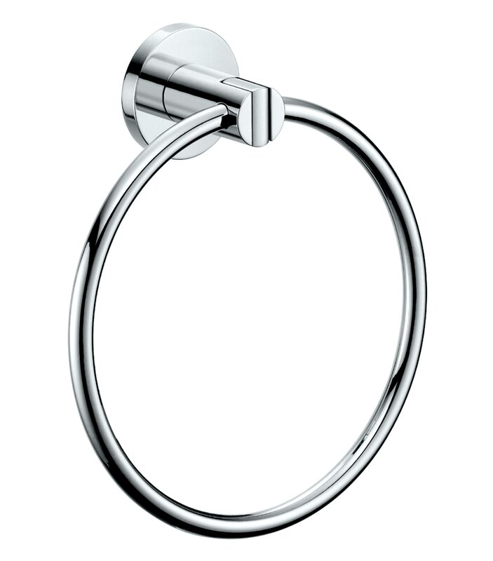 Gatco Channel Wall Mounted Towel Ring & Reviews | Wayfair