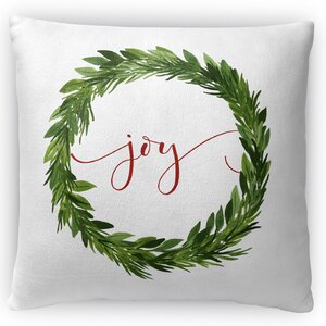 Joy Fleece Throw Pillow