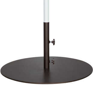 Heavy Patio Umbrella Base Wayfair Round Steel Market Patio Umbrella Base