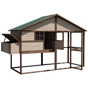 Arts and Crafts Tuscan Villa Chicken Coop