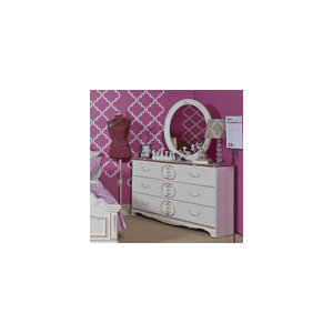 Myra 6 Drawer Double Dresser with Mirror