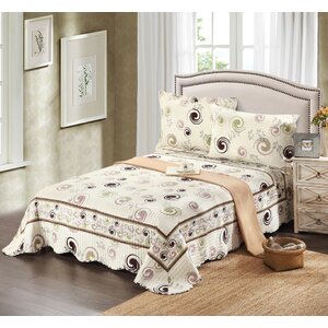 Cotton Reversible Coverlet Set