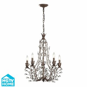 Creed 5-Light Crystal Chandelier