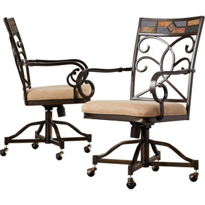 Zamudio Arm Chairs (Set of 2) by World Menagerie