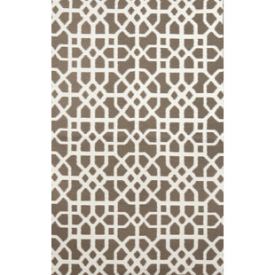 Latex Back Rugs Wayfair Tile Brown Cream Indoor Outdoor Area Rug