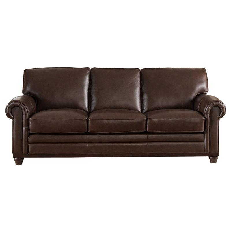 Westland And Birch Coventry Top Grain Leather Sofa Wayfair Coventry Top Grain Leather Sofa