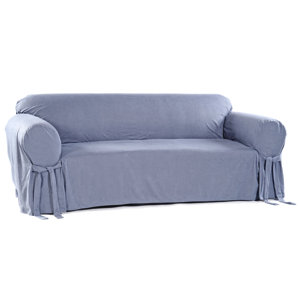 Box Cushion Sofa Slipcover by Classic Slipcovers