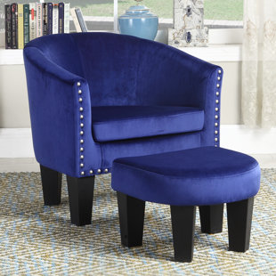 Accent Chair With Footstool Wayfair Save