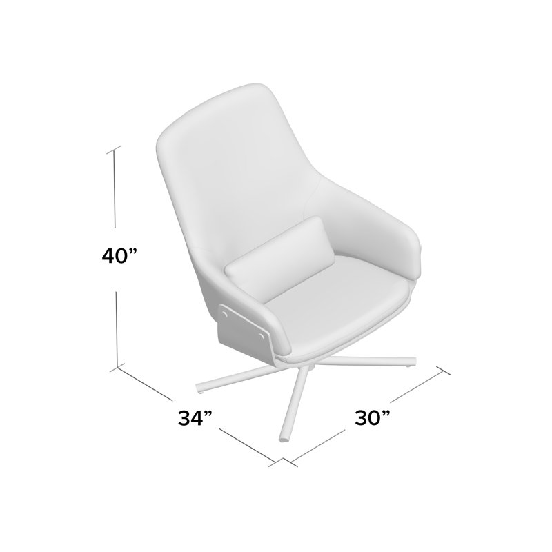 Lock Swivel Lounge Chair & Reviews AllModern