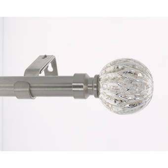 Urbanest Flame Single Curtain Rod And Hardware Set Reviews Wayfair