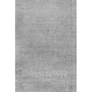 Modern Gray Silver Area Rugs Allmodern Marcelo Flat Woven Cotton Gray Area Rug