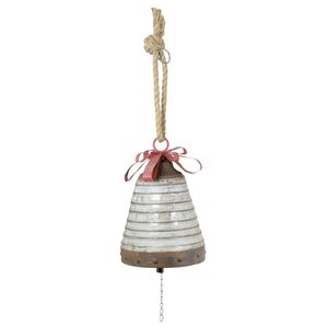 Hanging Galvanized Bell Shaped Ornament