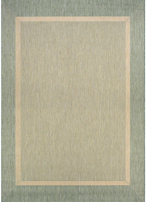 Linden Texture Green/Beige Indoor/Outdoor Area Rug & Reviews Birch Lane