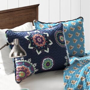 Campos Cotton 3 Piece Reversible Quilt Set