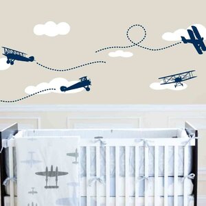 Biplanes Wall Decal