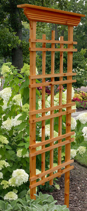 GreatLakesOutdoorLiving Grande Mission Wood Lattice Panel Trellis ...