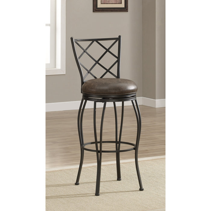 American Heritage Ava Bar Counter Swivel Stool Reviews Wayfair