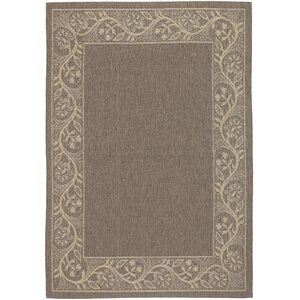 Jan Brown/Cream Indoor/Outdoor Area Rug