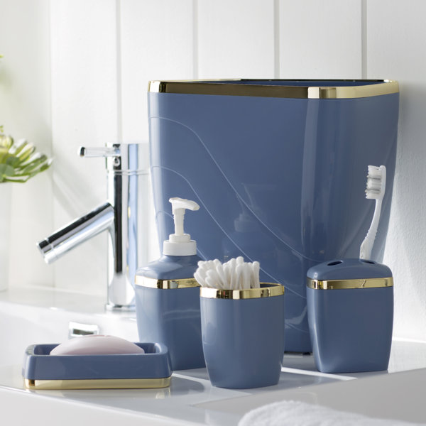 Dark Blue Bathroom Accessories Wayfair