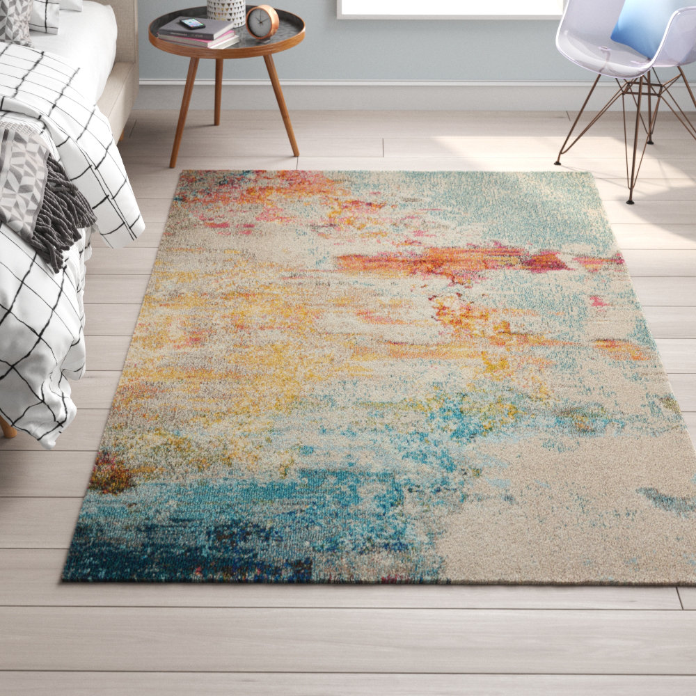 Wrought Studio Shugart Sealife Multi Colour Area Rug Reviews Shugart Sealife Multi Colour Area Rug