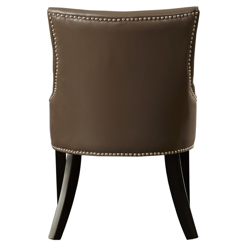 York Genuine Leather Upholstered Dining Chair & Reviews | Birch Lane