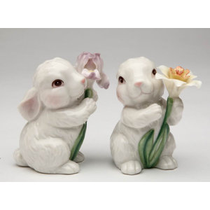 Easter Bunny 2 Piece Salt & Pepper Set