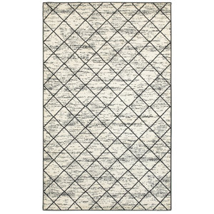 Tyrese Cream/Charcoal Area Rug