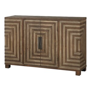 Cleo Geometric 2 Door Accent Cabinet