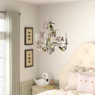 Baby Kids Chandeliers You Ll Love Wayfair Mariário 3 Light Candle Style Chandelier