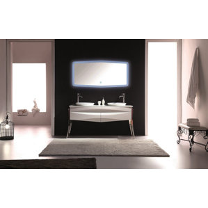 Modern & Contemporary High Gloss Bathroom Vanity | AllModern Modern & Contemporary High Gloss Bathroom Vanity | AllModern