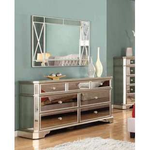 Borghese 7 Drawer Dresser With Mirror Borghese 7 Drawer Dresser With Mirror