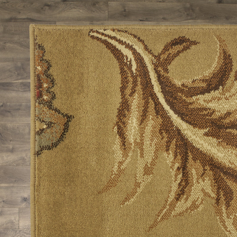 Threadbind Harper Tan/Gold Area Rug & Reviews Wayfair