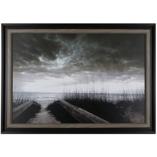 28 X 40 Picture Frame Wayfair 28 25 H X 40 W Ready To Hang Path Lake By P T Turk Framed Photographic Print