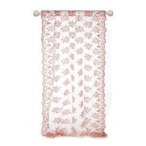 Remember My Love Nature/Floral Semi Sheer Single Curtain Panel
