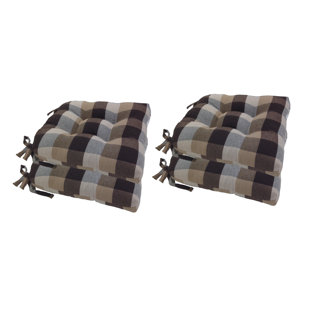 Buffalo Check Chair Pads Wayfair Buffalo Check Woven Plaid Chair Pad Set Of 4