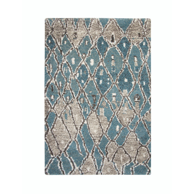 Brayden Studio Teasley Blue Brown Tan Area Rug Wayfair Teasley Blue Brown Tan Area Rug